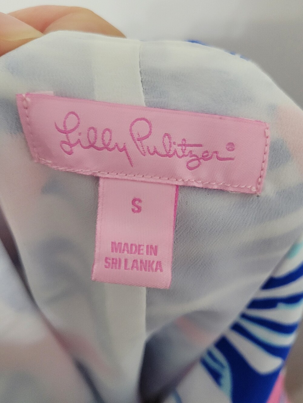 Lilly Pulitzer She She Shells Harbour Tunic Dress S Pink Blue Resortwear Vacay - Picture 3 of 8